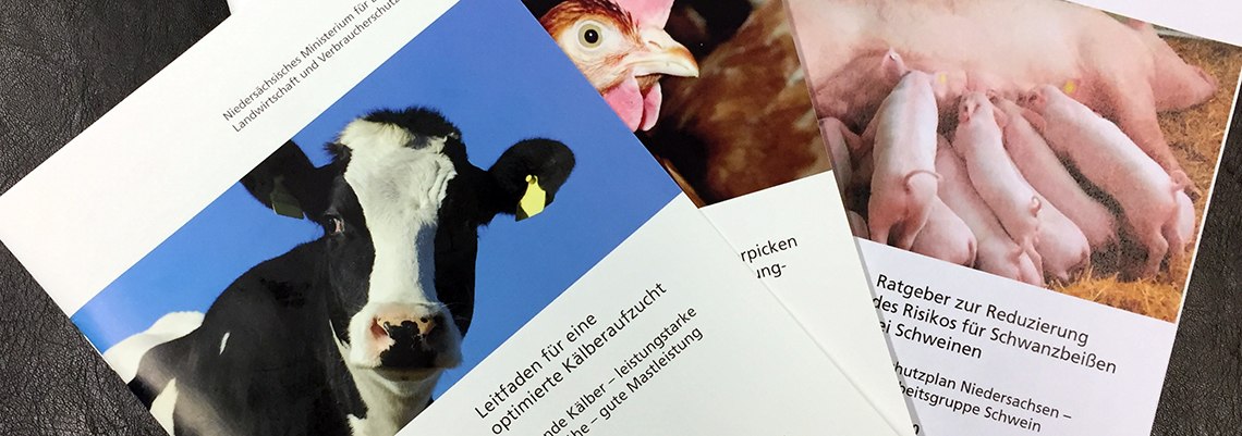 Broschüren Titelseiten tierschutzplan-niedersachsen